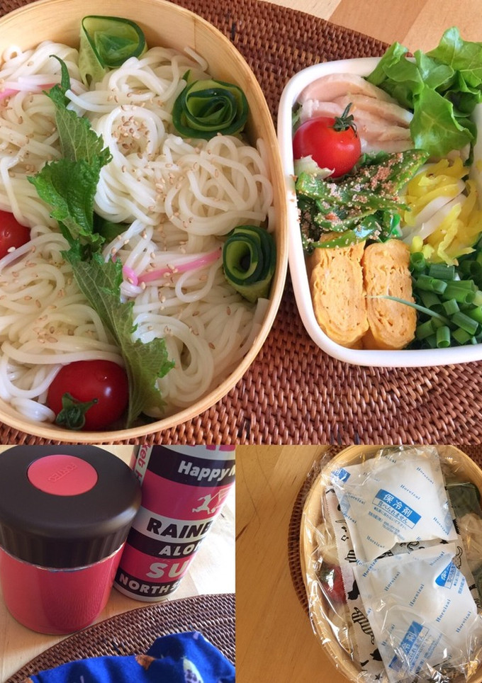 我が家の曲げわっぱ弁当#17麺類編-レシピのメイン写真