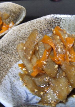 スライサーで『きんぴらごぼう』-レシピのメイン写真