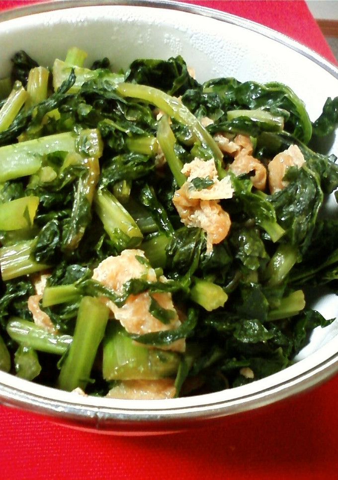 大根葉と油揚げの炒め物-レシピのメイン写真