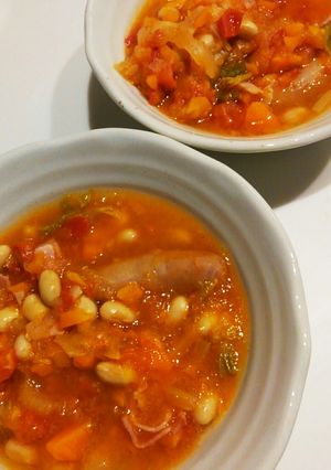 野菜たっぷりミネストローネ　ダイエット-レシピのメイン写真