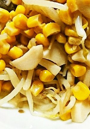 もやしとコーンのみそバター炒め-レシピのメイン写真