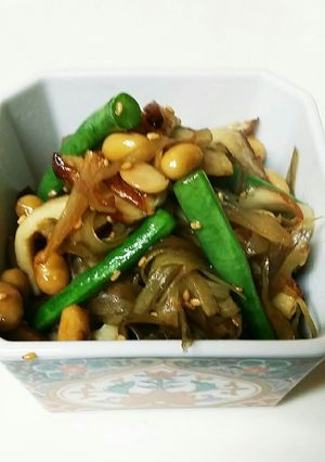 大豆いり、新ゴボウのきんぴら-レシピのメイン写真