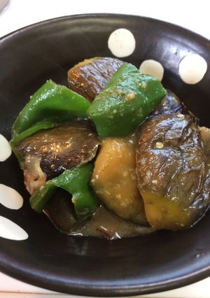 甘味噌♪茄子とピーマンの味噌炒め-レシピのメイン写真