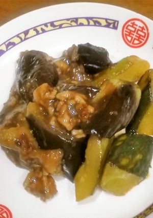 なすとキュウリのマーボ風-レシピのメイン写真