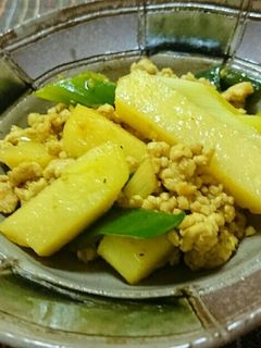 豚ひき肉とジャガイモの簡単カレー炒め-レシピのメイン写真