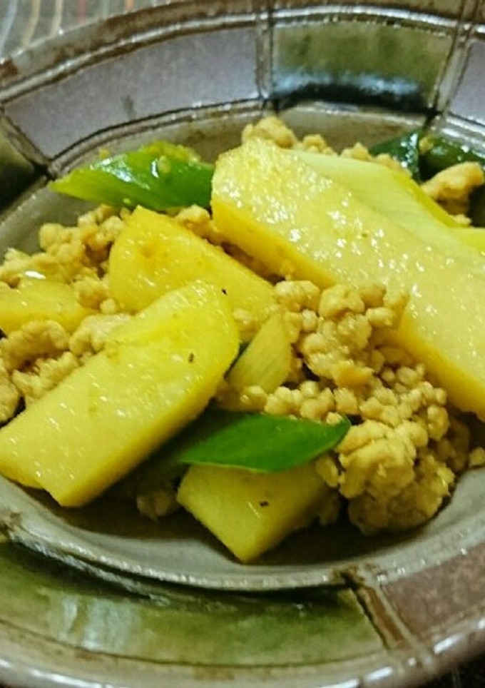 豚ひき肉とジャガイモの簡単カレー炒め-レシピのメイン写真