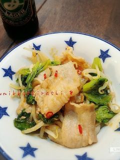 簡単!豚バラ肉とレタスの焼肉タレ炒め☆-レシピのメイン写真
