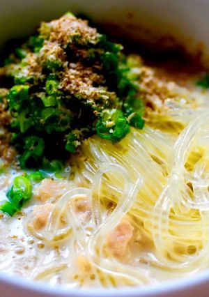 豆乳春雨スープ-レシピのメイン写真