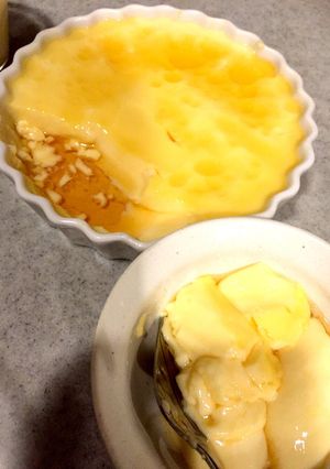 プリン オーブンで湯煎焼き-レシピのメイン写真