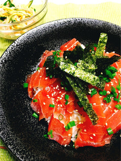 簡単!即席マグロ漬け丼♪-レシピのメイン写真