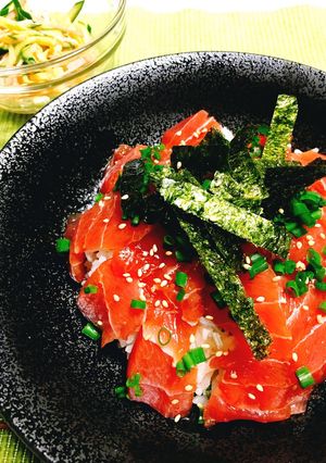 簡単！即席マグロ漬け丼♪-レシピのメイン写真