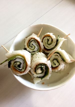 お弁当の隙間にちくわ巻き♡-レシピのメイン写真
