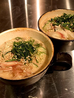鮭缶で◆すり鉢で混ぜるだけの冷汁-レシピのメイン写真