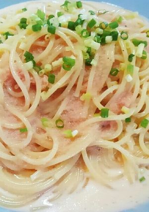 明太クリームスパゲッティー-レシピのメイン写真