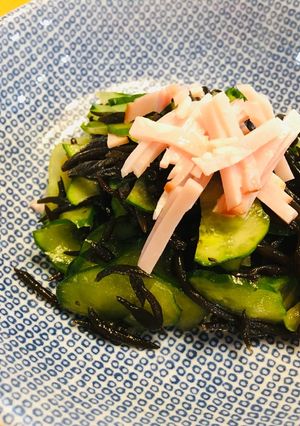 簡単 ひじきとキュウリの和風サラダ-レシピのメイン写真