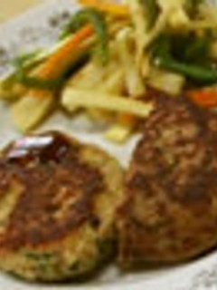 落花生和風ハンバーグ-レシピのメイン写真