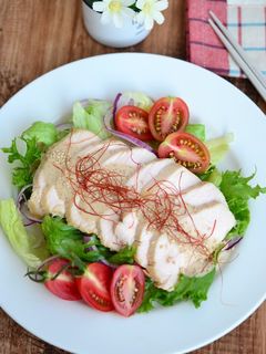 鶏むね肉のしっとり醤油煮【作り置き】-レシピのメイン写真