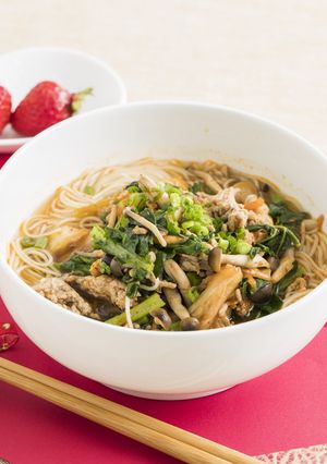 博多な花 アジアスタミナコラボ麺-レシピのメイン写真