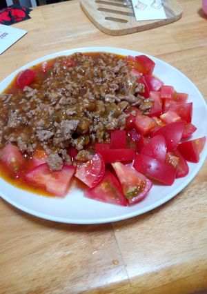 夏を乗り切れ！麻婆豆腐の素で麻婆トマト-レシピのメイン写真