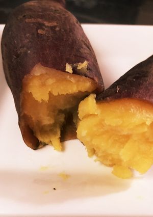 庭の石で簡単トロトロ石焼き芋-レシピのメイン写真
