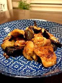茄子と鶏肉の味噌炒め-レシピのメイン写真