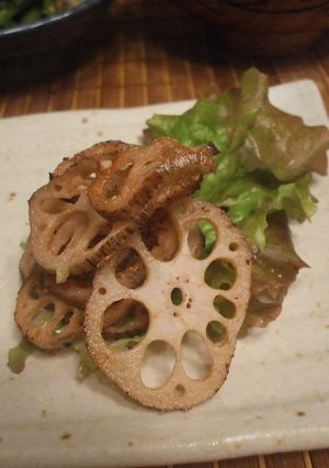 れんこんのにんにく炒め-レシピのメイン写真