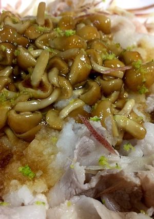 豚しゃぶのさっぱり☆たっぷりなめこおろし-レシピのメイン写真