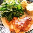 鶏肉のケチャップとガーリック焼き
