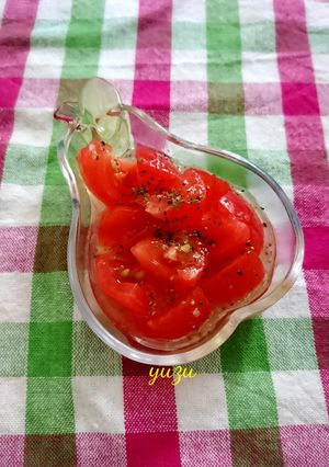簡単！暑い日に♪フレンチ風トマトサラダ-レシピのメイン写真