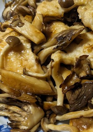 鶏むね肉ときのこのバタポン炒め-レシピのメイン写真