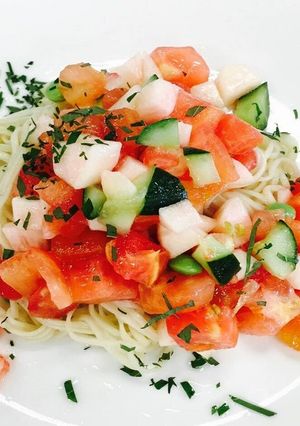 山野辺シェフ考案☆夏野菜の冷やし麺-レシピのメイン写真