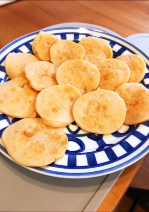 トマトとりんごの米粉パンケーキ-レシピのメイン写真