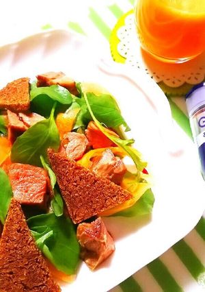 低糖質レシピ☆ラム肉のパワーサラダ-レシピのメイン写真