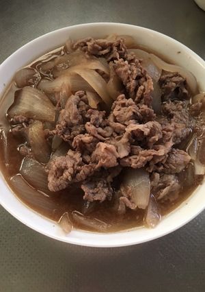 簡単牛丼-レシピのメイン写真