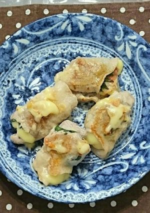 豚肉のチーズ梅シソ焼き-レシピのメイン写真