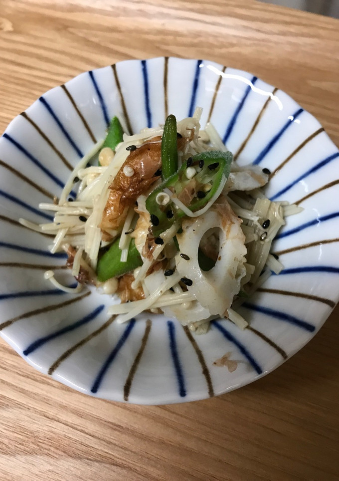 オクラとエノキの和え物-レシピのメイン写真