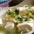 レタスと豆腐の鶏ガラとろとろ煮