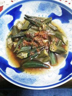 白だしで簡単!!オクラの煮浸し♪-レシピのメイン写真