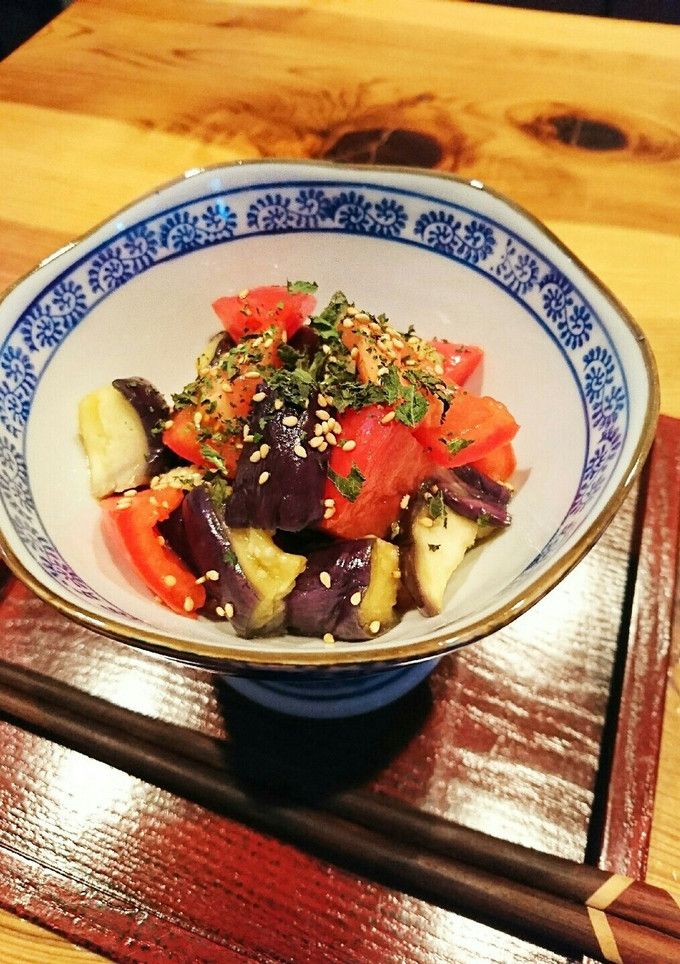 茄子とトマトのお浸し-レシピのメイン写真