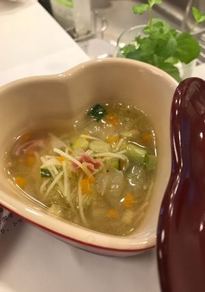 さっぱりとした出来上がり・ミネストローネ-レシピのメイン写真