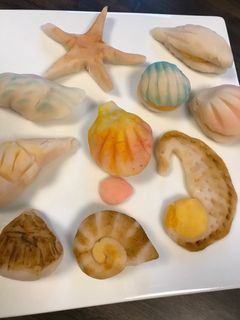 夏の練りきり・きれいな貝-レシピのメイン写真