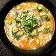 こんにゃく麺☆豚冷しゃぶのピリ辛冷や汁