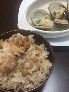 ホンビノスとひじき、お揚げの混ぜ込ごはん-レシピのメイン写真