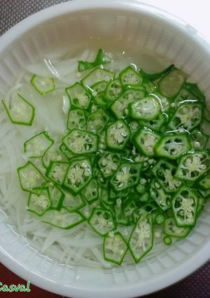 くせになる新食感！オクラ&新たまねぎ-レシピのメイン写真