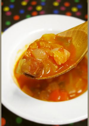 ダイエットに腹持ち最高！食べる野菜スープ-レシピのメイン写真
