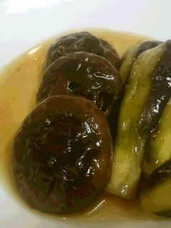 椎茸と茄子のオイスター煮込み-レシピのメイン写真