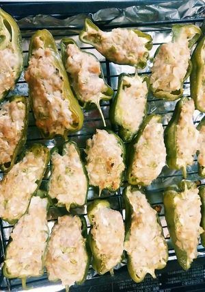 ピーマンの肉詰め　余り物野菜で-レシピのメイン写真