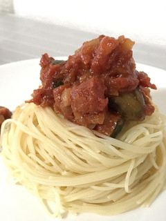 ごろっと夏野菜のトマトソース-レシピのメイン写真