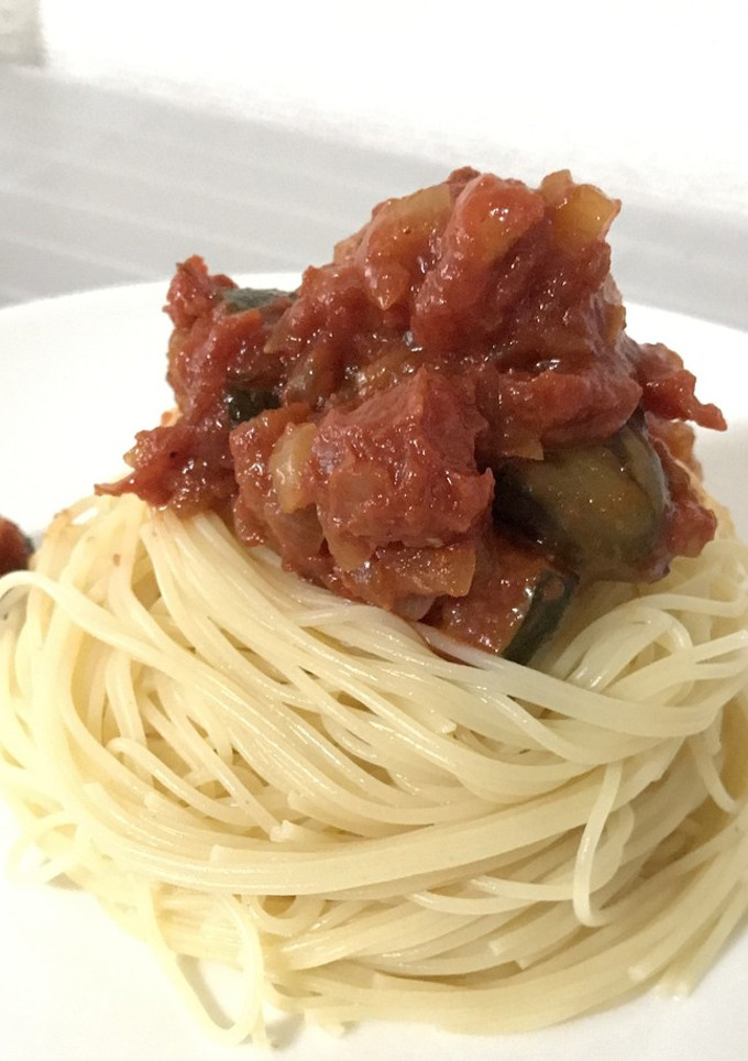 ごろっと夏野菜のトマトソース-レシピのメイン写真