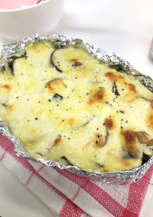 豆腐でふわふわ✩ナスグラタン-レシピのメイン写真